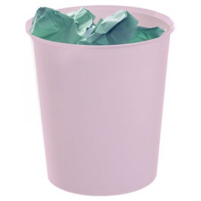 PAPELERA ECOGREEN 100% RECICLADO Y RECICLABLE ROSA PASTEL 18 LITROS 290X310 MM ARCHIVO 2000 2001 RS PS (Espera 4 dias) en Huesoi